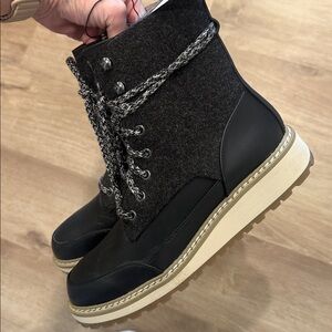 Lace Up Winter Boots